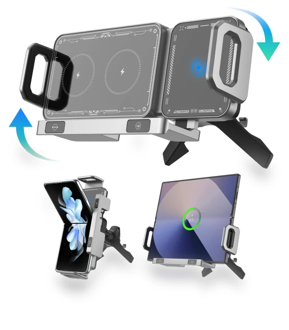 2in1 Car Vent Phone Mount with Fast Charging — Dashboard Installation Kits, Auto Parts Decorate