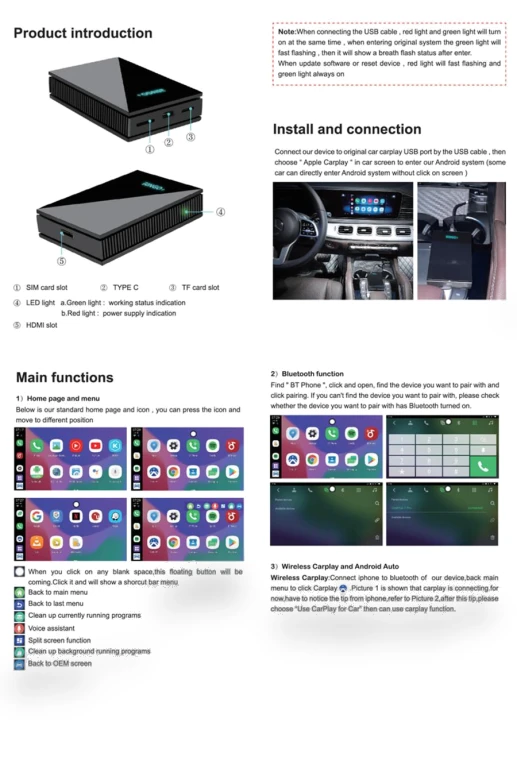 8-core 4G LTE Android 10 Smart CarPlay Wireless Support — Car Accessories & Gadgets, loverapple