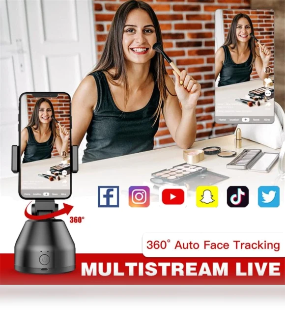 AI Smart Stabilizer Robot for Selfie Stick — Selfie Sticks, Skyfree