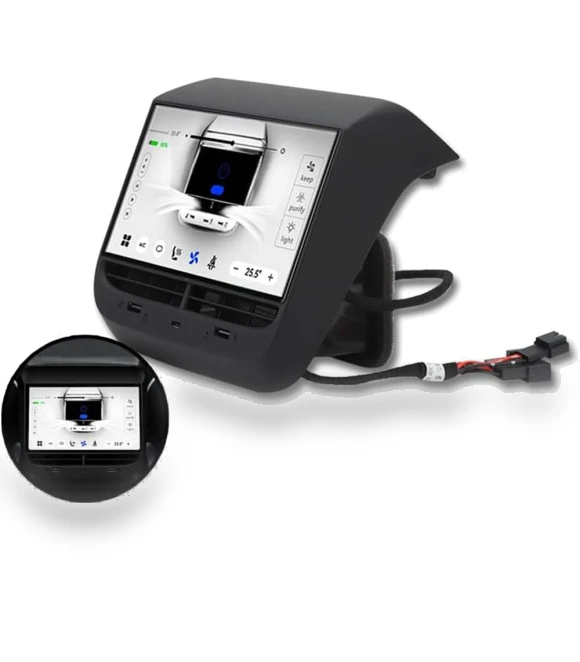 Rear LCD Touch Screen Entertainment System with Air Conditioning Control — Car Accessories & Gadgets, Topfactory