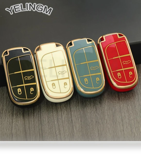Shell Fob TPU Car Smart Key Case Cover — Key Holders & Accessories, Auto Parts Decorate