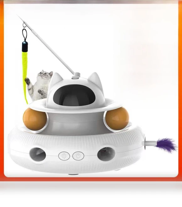 Smart Electric Laser Cat Teaser Turntable — Cat Playthings, TrendVibeCN