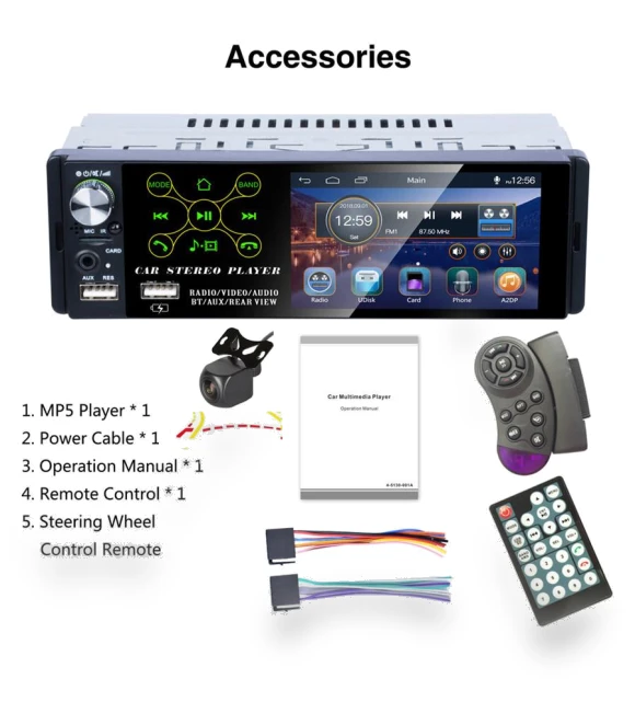 Touchscreen Car MP5 Player — Stereo Receivers, Topfactory