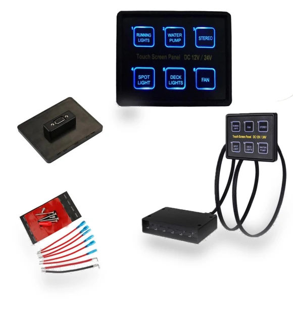 Universal 6-Key LED Touch Control Panel — Display Modules, loverapple
