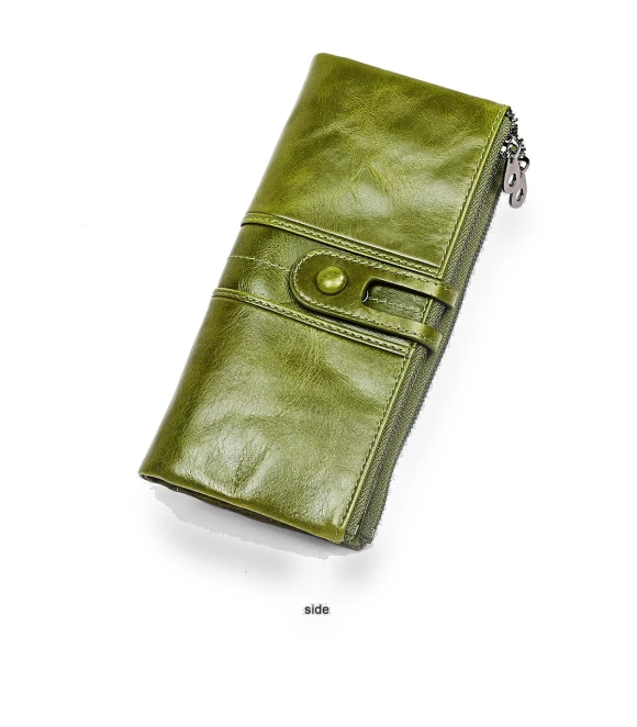 Women's RFID-blocking Leather Wallet — Wallets, AI Supermarket