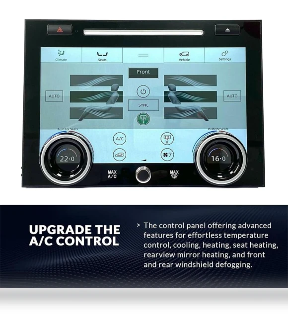 Air Conditioner Control Unit with Touch Screen — Adapters, feiyanautoparts