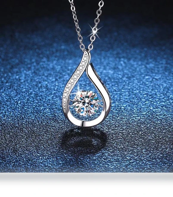 Smart Zircon Drop Necklace — Smart Jewelry, Wipon