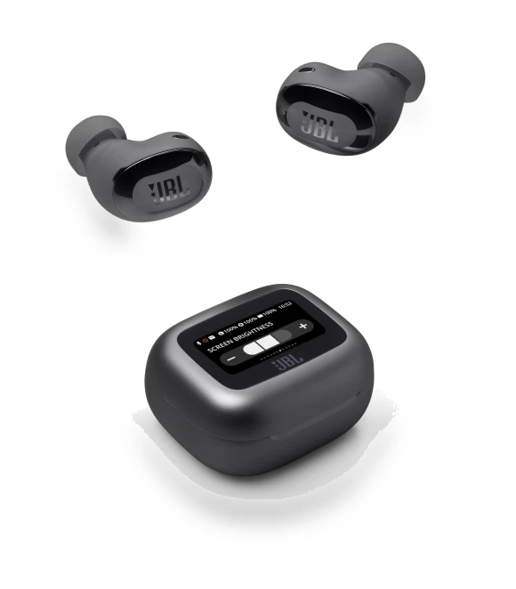 Wireless Earbuds with Smart Touch Display — In-Ear Headphones, JBL