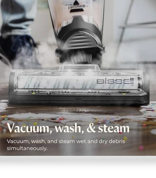 CrossWave HydroSteam Deluxe Wet Dry Vac — Steam Cleaners, Bissell