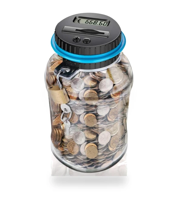 Electronic Digital Piggy Bank with LCD Display — Savings & Piggy Banks, CosyHome