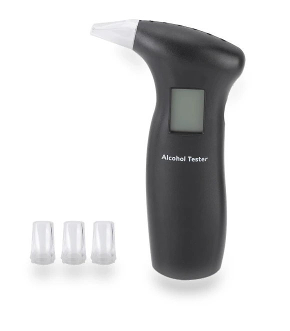 Portable Backlight Display Digital Semiconductor Sensor Breathalyser Alcohol Tester — Breath Alcohol Testers, OutsideWorld