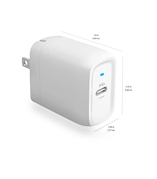 30W One-Port GaN USB-C Wall Charger — Chargers, Amazon Basics