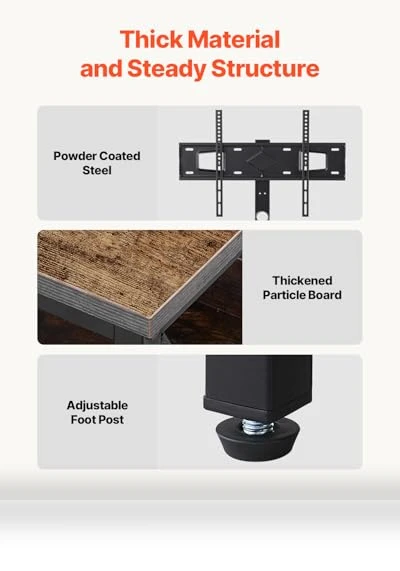 45" TV Stand with Mount — Mounts, VEVOR