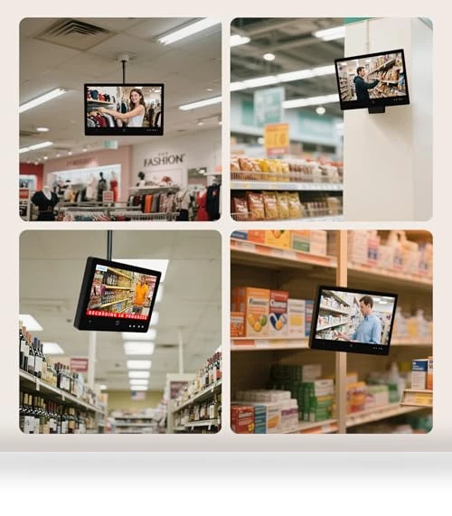 AI IP Public View Monitor — Surveillance Screens & Monitors, ENS