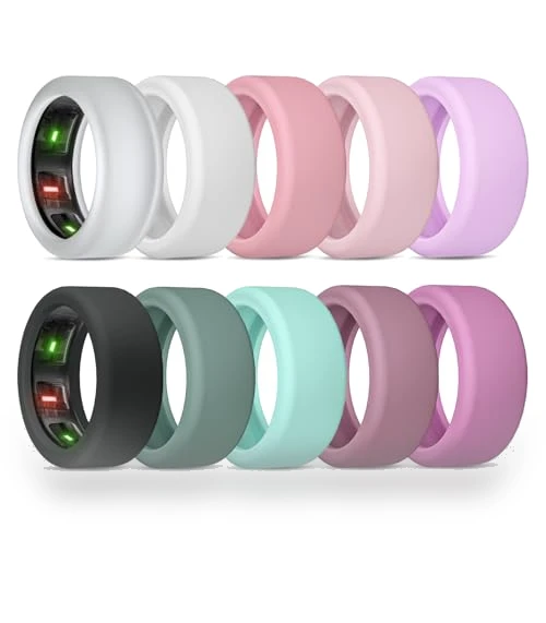 Anti-Scratch Elastic Silicone Protector Case — Smart Rings, BandRain