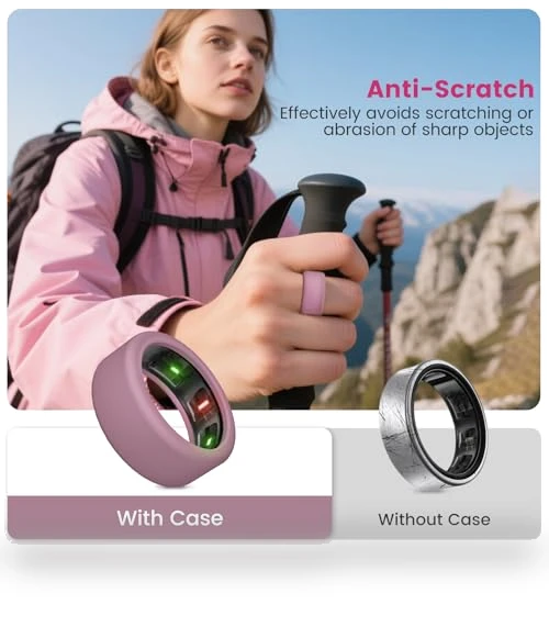 Anti-Scratch Elastic Silicone Protector Case — Smart Rings, BandRain