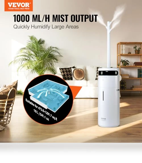 Commercial Humidifier for Whole House — Air Moisturizers, VEVOR