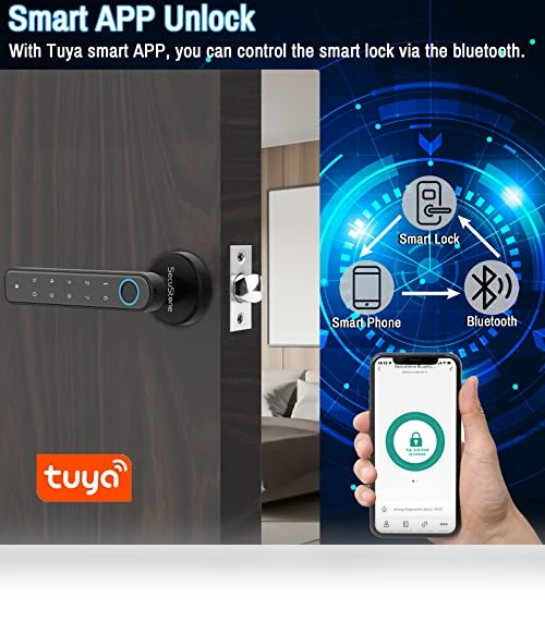 Fingerprint Door Lock — Keyless Entry, Secustone