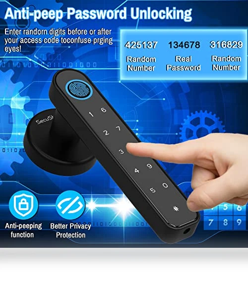 Fingerprint Door Lock — Keyless Entry, Secustone