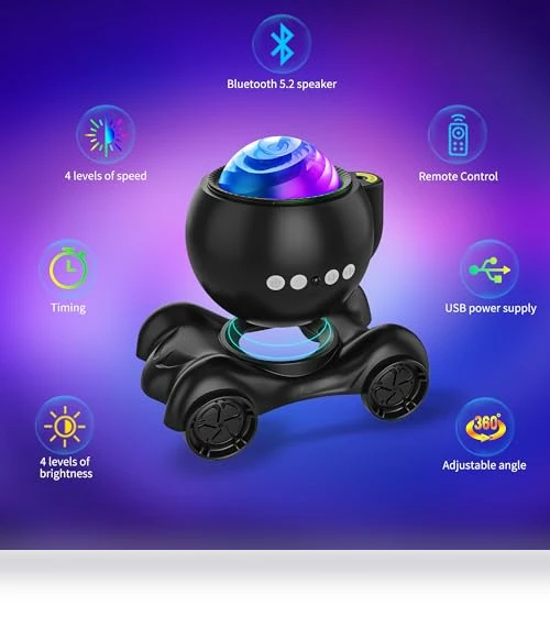Galaxy Projector with Bluetooth Speaker — Sleep Soothers, ENOKIK