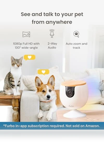 Mini Pet Camera — Cameras & Monitors, Tomofun, LLC
