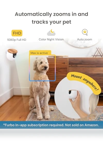 Mini Pet Camera — Cameras & Monitors, Tomofun, LLC