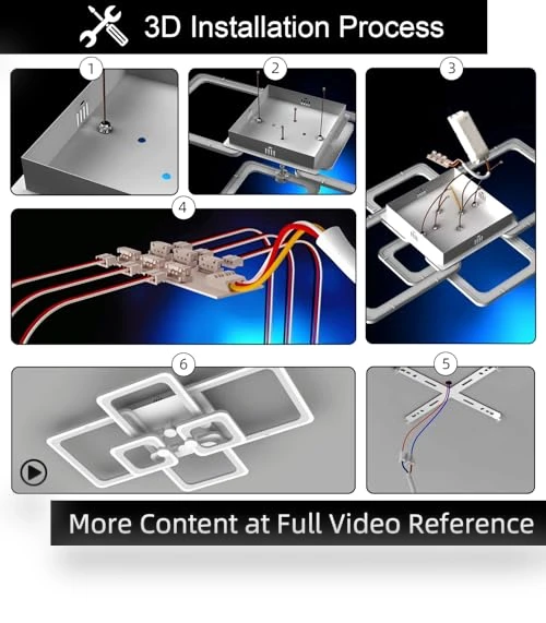 Modern LED Ceiling Light — Overhead Lighting, SITAFU