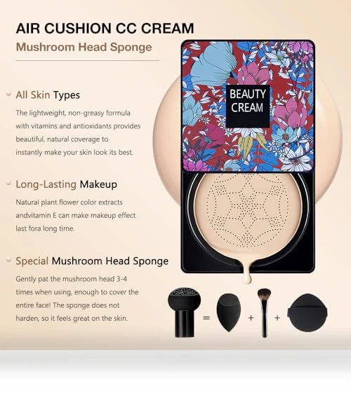 Mushroom Head Foundation BB Cream — Tinted Beauty Balms, FeiCuiYun