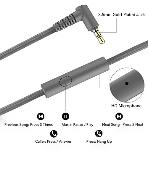 Over-Ear Headphones with Microphone — Over-Ear Headphones, RORSOU