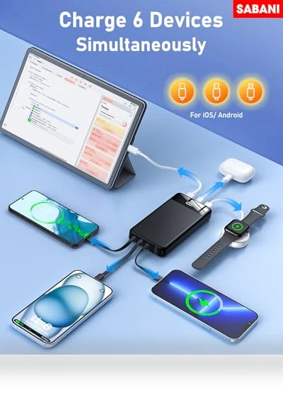 Portable Charger 35000mAh Power Bank — Chargers, SABANI