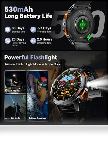 Rugged Military Smart Watch — Smartwatches, DREMAC