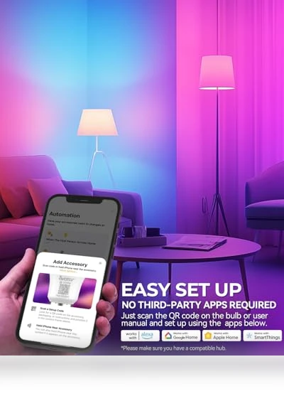Smart Light Bulb Candelabra — LED, Avatar Controls