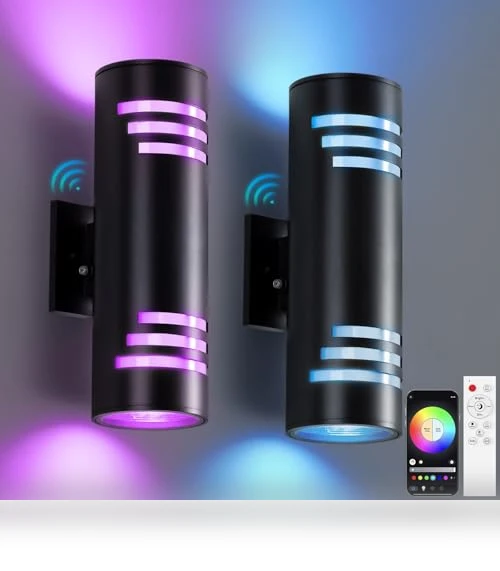 Smart Outdoor Wall Lights — Outdoor Security & Flood Lighting, KIZON