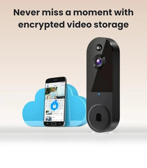 Smart Wireless Video Doorbell Camera — Smart Home Security, Generic