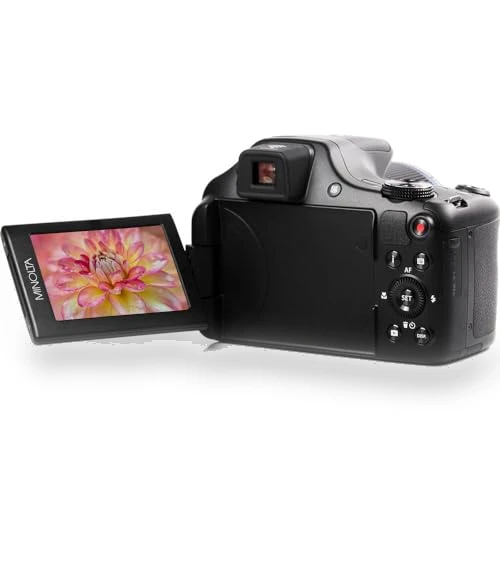 20 MP / 1080P FHD Bridge Digital Camera with 67x Optical Zoom — Professional DSLR Cameras, Minolta