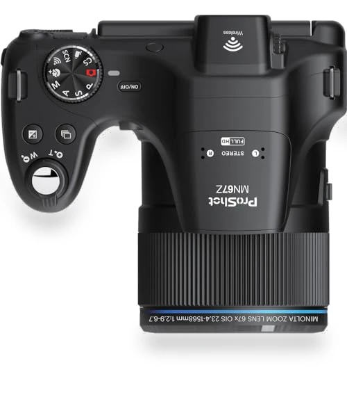 20 MP / 1080P FHD Bridge Digital Camera with 67x Optical Zoom — Professional DSLR Cameras, Minolta