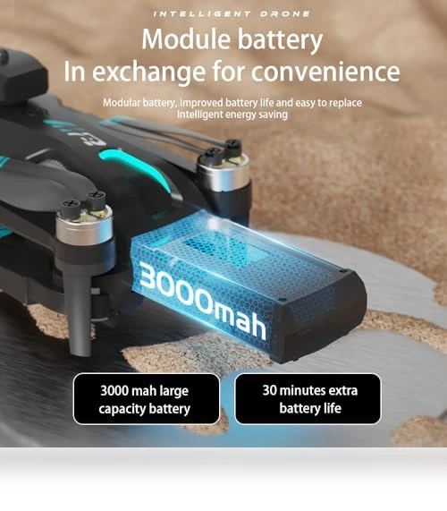 4.5" Screen Drone with 6K HD Camera — Drones, haiiah