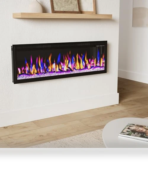 WiFi-Enabled Electric Fireplace Heater — Electric Heating Solutions, Alpaca