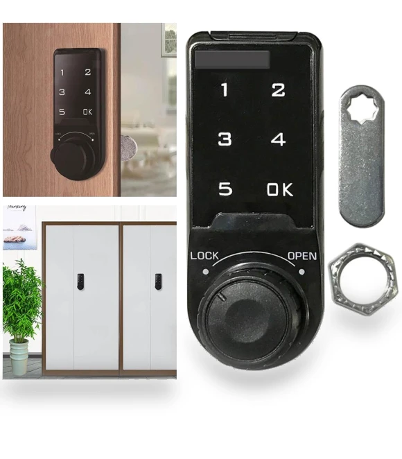 Electronic Password Door Lock with Touch Screen — Locks, Home Renovation