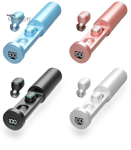 Mini Wireless Bluetooth 5.0 Smart Touch Stereo Earbuds — In-Ear Headphones, Puntos Electronics