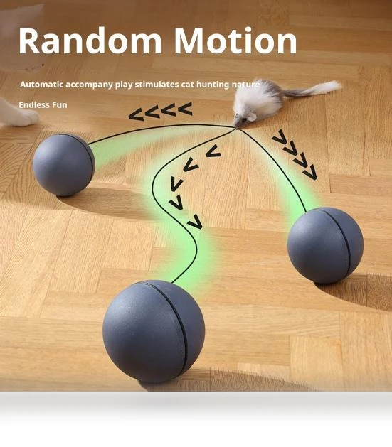 Automatic Rolling Ball Cat Toy — Balls, Love Pet House