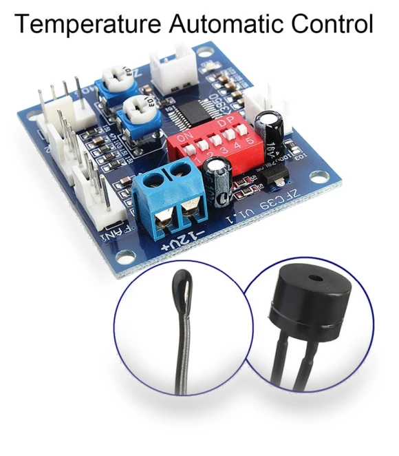 Automatic Temperature Control Fan Speed Controller — Cooling Pads & Fans, Daisy Request