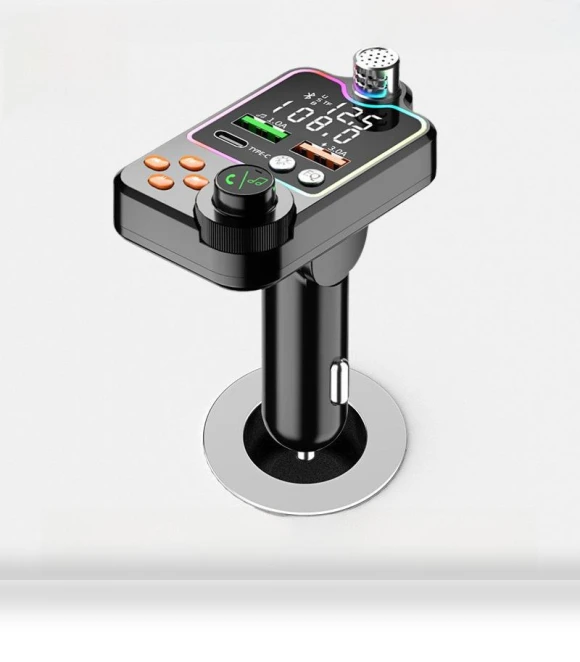 Bluetooth Car Charger with MP3 Player — Phone Accessories, AI Supermarket