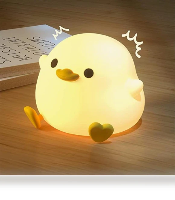 Cute LED Silicone Duck Night Light — Night Lights, Yiran Furniture