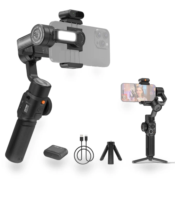 Handheld 3-Axis Stabilizer for Phone Vlog Gimbal — Steady Shots, Zhiyun