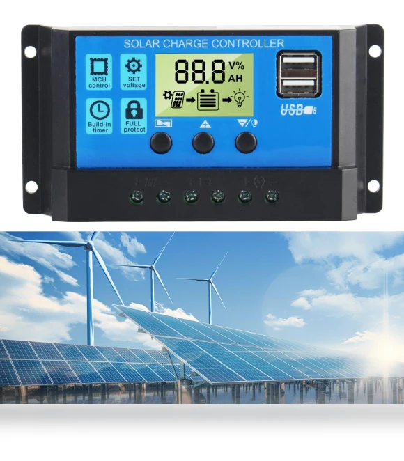LCD Display PV Regulator with Built-in Timer — Power Management, HOME LOVER