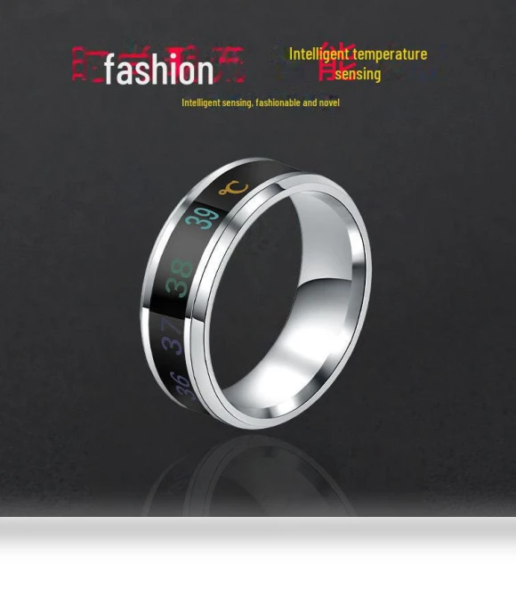 Smart Ring with Temperature Sensor — Smart Rings, 16Double8