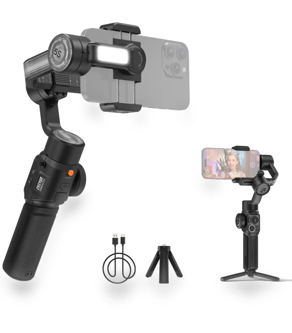 SMOOTH 5S AI Handheld 3-Axis Stabilizer for Phone — Steady Shots, Zhiyun