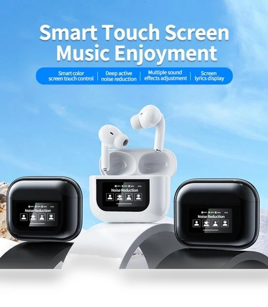 Wireless Earbuds with Touch Screen — In-Ear Headphones, electronic