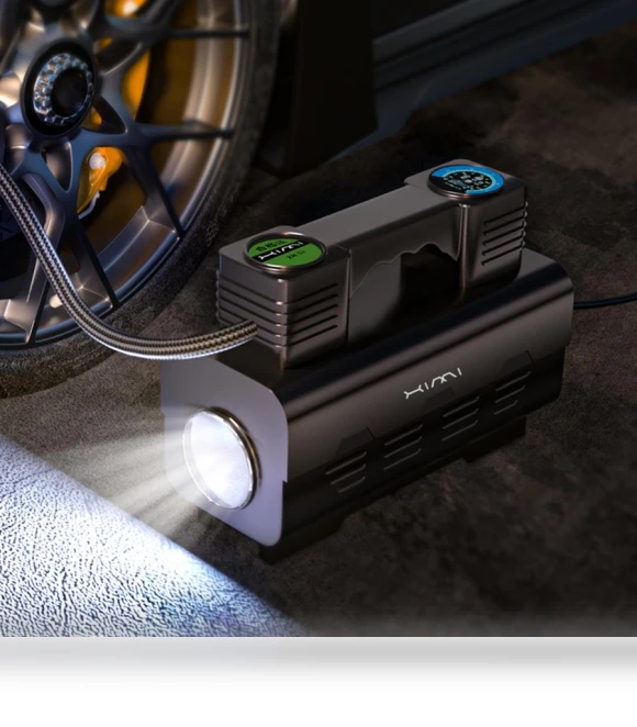 Electric Dual Cylinder High Power Tire Pump — Tire Inflation Solutions, Auto Accessories Home